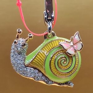 Juicy Couture Snail & Butterfly Charm NWT 🐌🦋